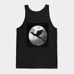 The Night Fury and the Moon (background ver.) Tank Top